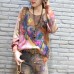 elegant vintage casual women sweater plus size phoenix print longs sleeve knit sweaters